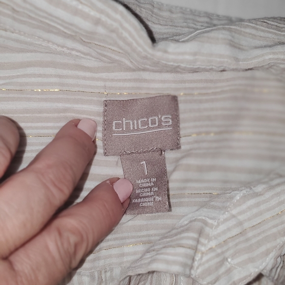 Chico's button down top - Picture 4 of 8